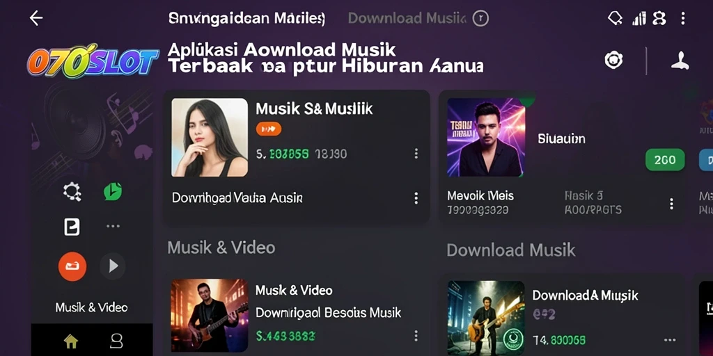 Tampilan antarmuka utama 070SLOT yang intuitif dan mudah digunakan.