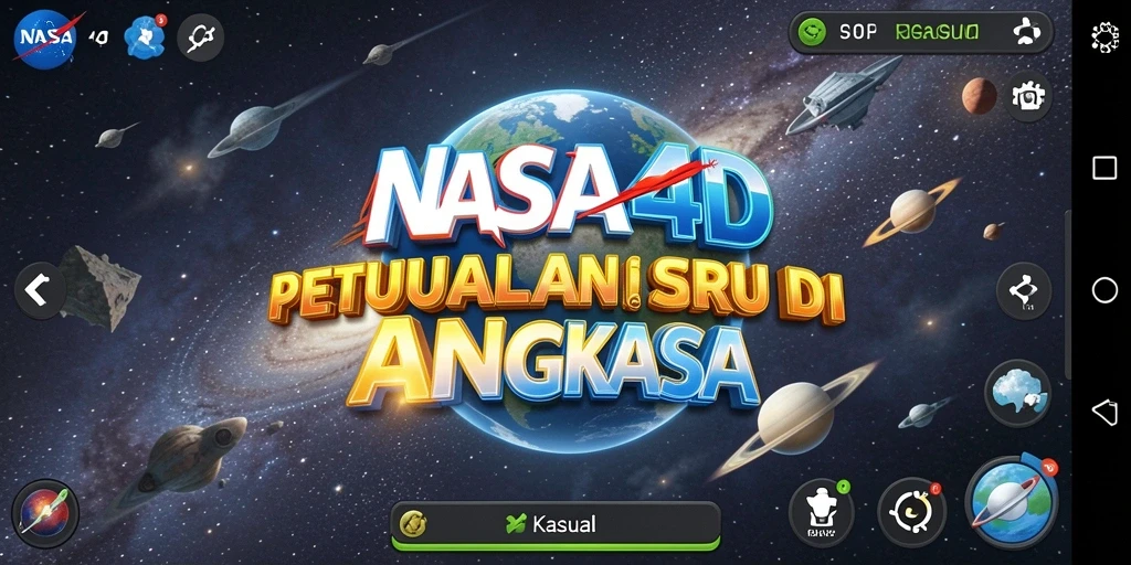 Tampilan antarmuka NASA4D yang menawan dan interaktif.