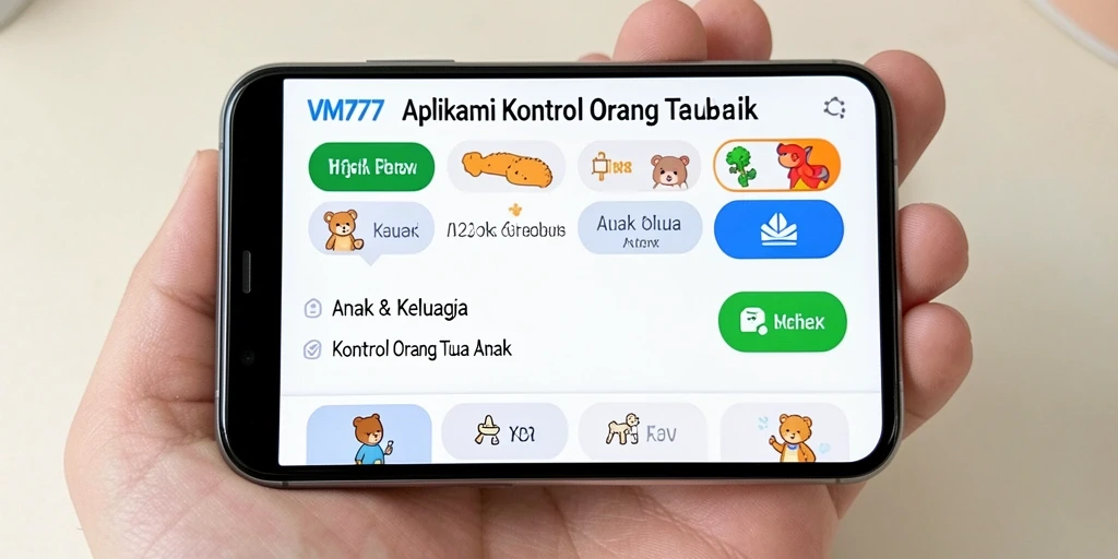 Tampilan antarmuka VM777 yang intuitif dan mudah digunakan.