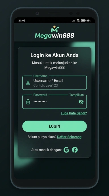 Panduan Masuk Akun Megawin888 untuk Pengguna Android
